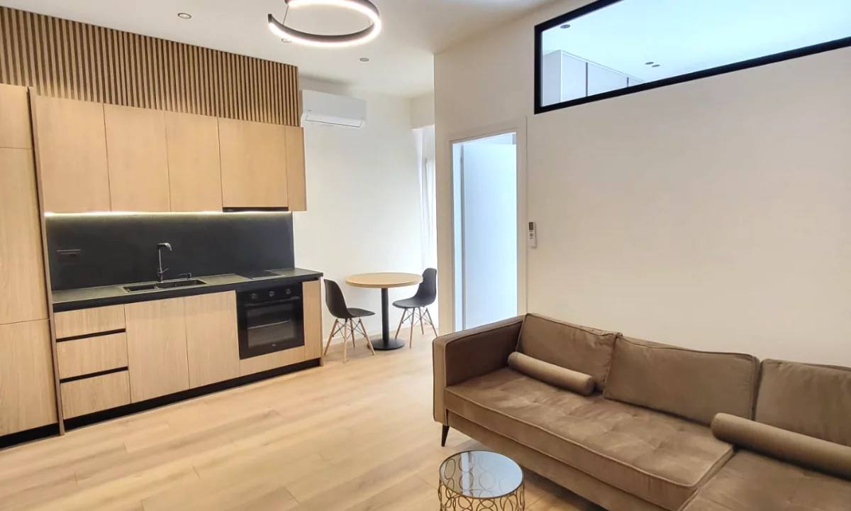 Shtepi ne shitje Apartament ne Tirane, 1+1, Mobilimi E mobiluar, Pagesa 119,900  Euro.