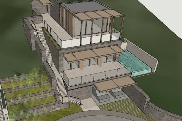 Shtepi ne shitje Vila Luksoze ne Himare, 4+1, Mobilimi Bosh, pa mobiluar, Pagesa 1,516,500  Euro.