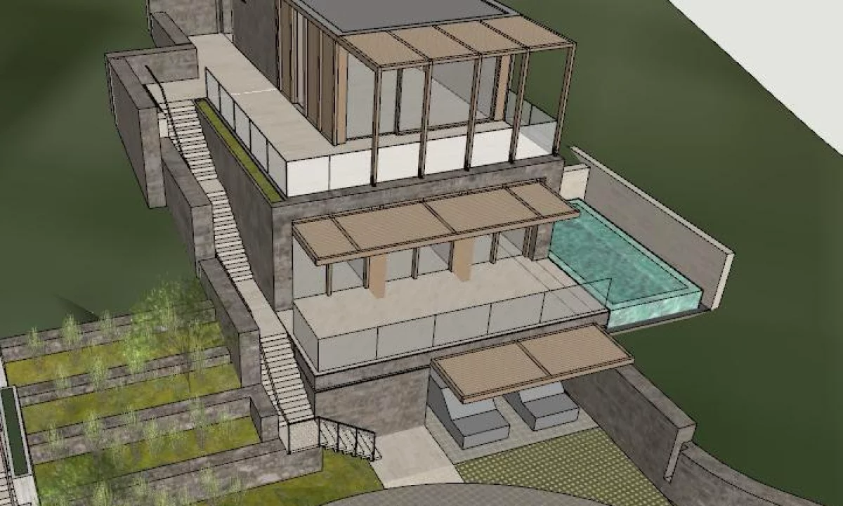 Shtepi ne shitje Vila Luksoze ne Himare, 3+1, Mobilimi Bosh, pa mobiluar, Pagesa 1,233,100  Euro.