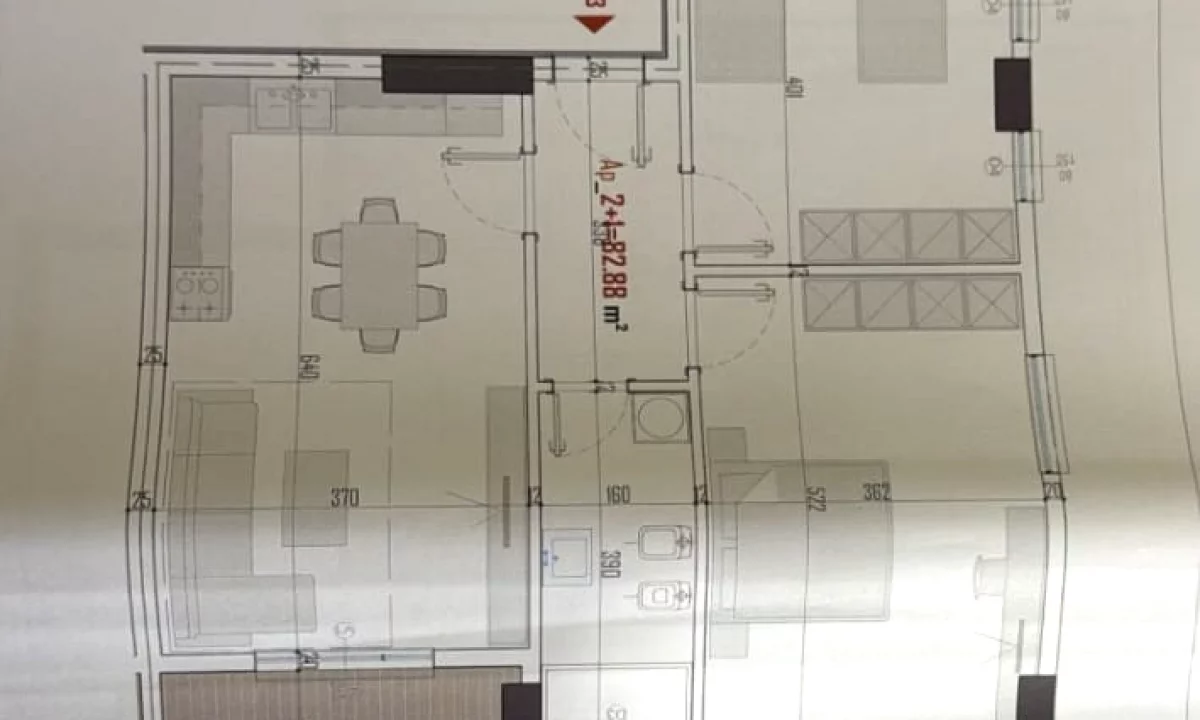 Shtepi ne shitje Apartament ne Tirane, 2+1, Mobilimi Bosh, pa mobiluar, Pagesa 94,800  Euro.