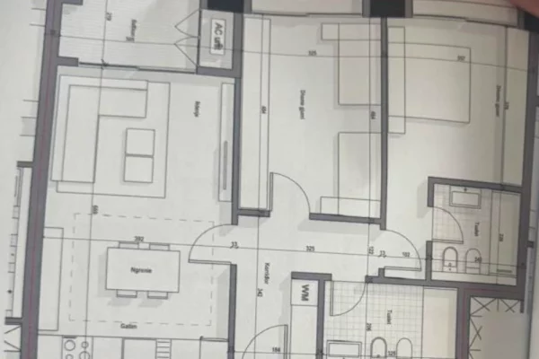 Shtepi ne shitje Apartament ne Tirane, 2+1, Mobilimi Bosh, pa mobiluar, Pagesa 244,000  Euro.