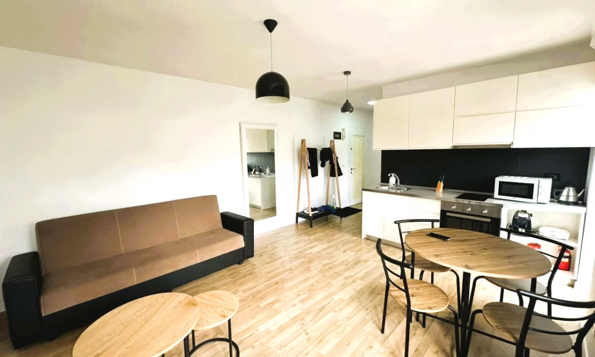 Shtepi me qera Apartament ne Tirane, 1+1, Mobilimi E mobiluar, Pagesa 58,000  Leke.