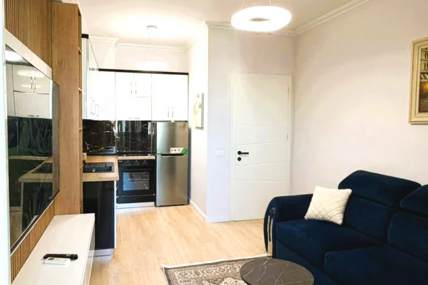 Shtepi ne shitje Apartament ne Tirane, 1+1, Mobilimi E mobiluar, Pagesa 131,600  Euro.