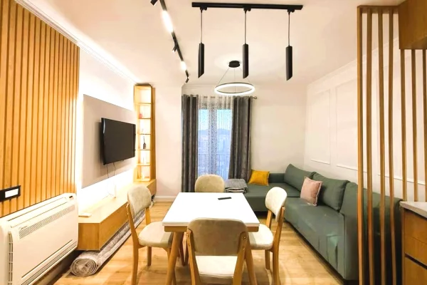 Shtepi ne shitje Apartament ne Tirane, 1+1, Mobilimi E mobiluar, Pagesa 830  Euro.