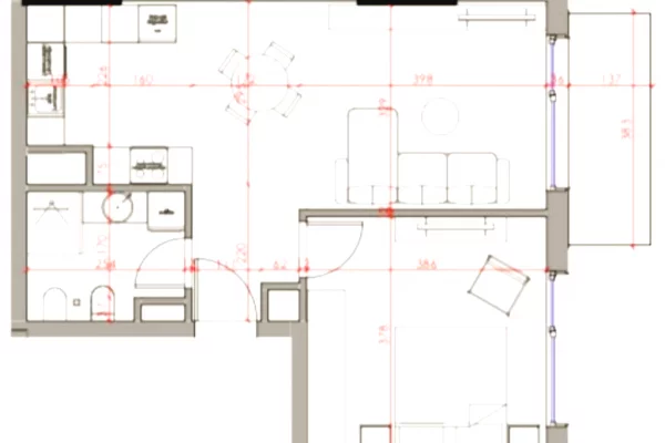 Shtepi ne shitje Apartament ne Tirane, 1+1, Mobilimi Bosh, pa mobiluar, Pagesa 80,115  Euro.