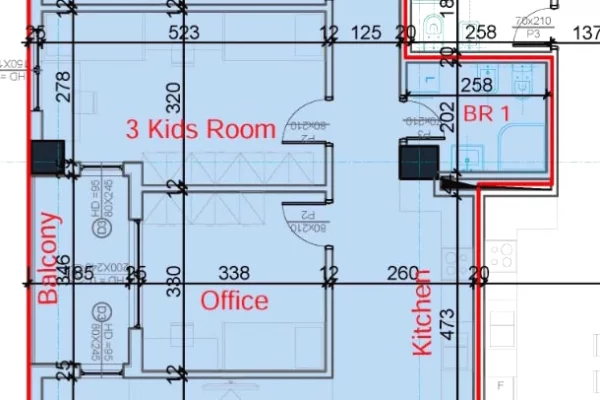 Shtepi ne shitje Apartament ne Tirane, 3+1, Mobilimi Bosh, pa mobiluar, Pagesa 196,000  Euro.