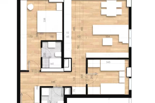 Shtepi ne shitje 2+1 ne Tirane - 168,500 Euro