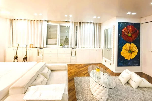 Shtepi ne shitje Apartament ne Tirane, 1+1, Mobilimi E mobiluar, Pagesa 199,999  Euro.