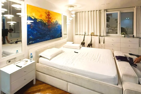 Shtepi ne shitje Apartament ne Tirane, 1+1, Mobilimi E mobiluar, Pagesa 199,999  Euro.