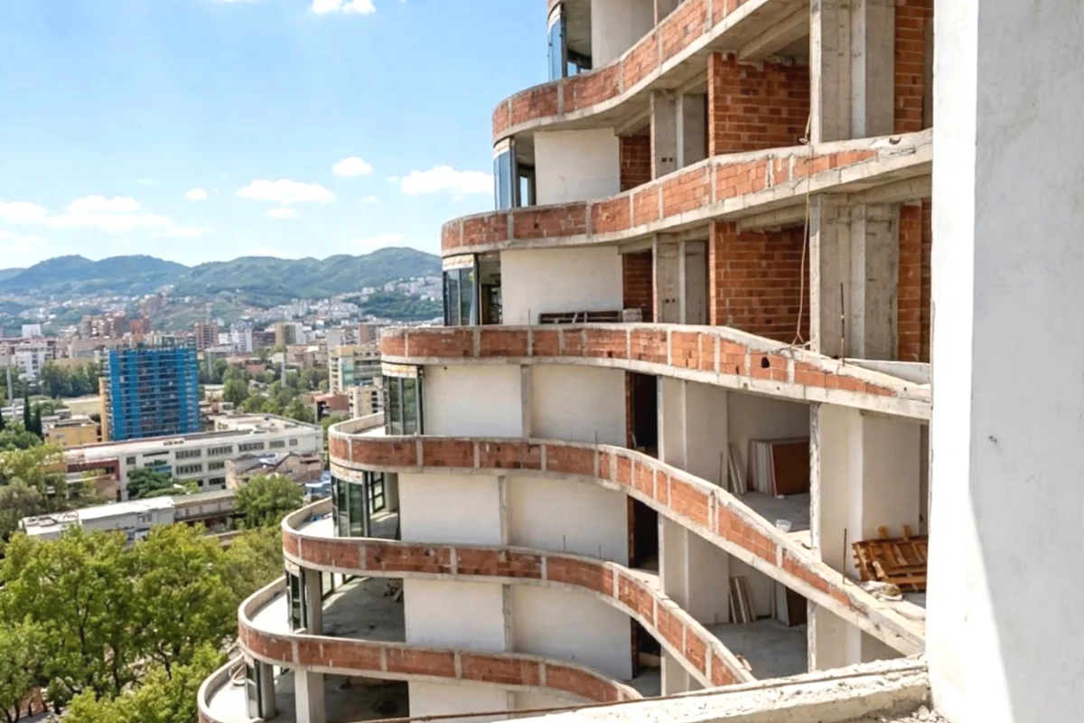 Apartment for sale in Tirana 1+1, Emty