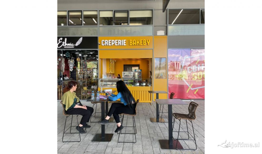 Shitet, Biznesi Crepery&Bakery, prane Qendres Tregtare TEG