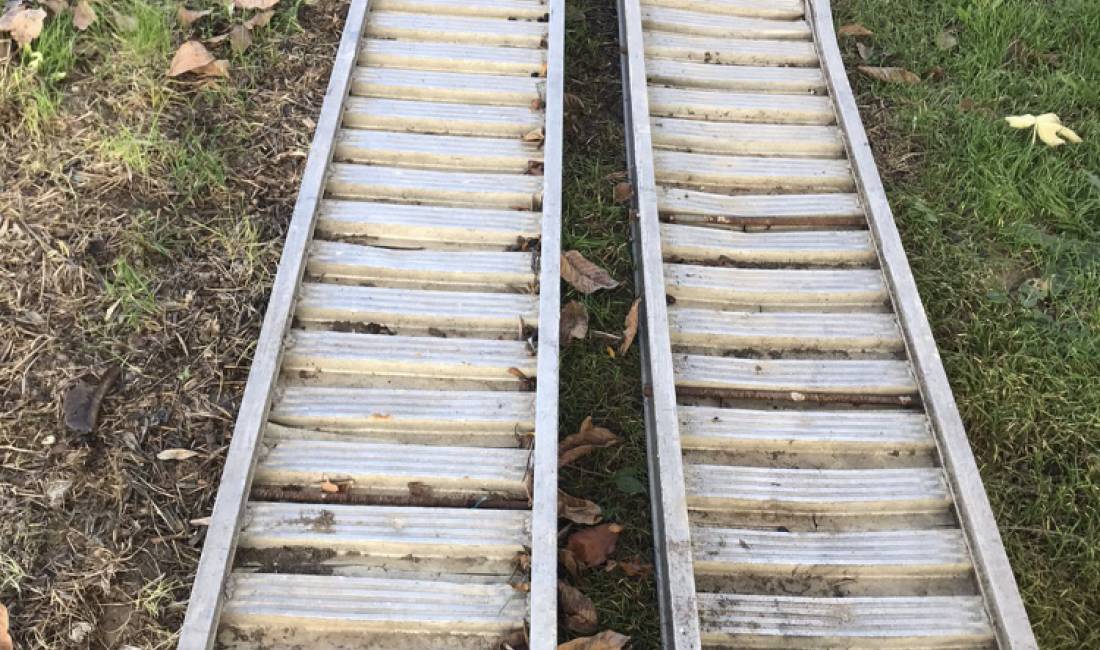 Pedana alumini per miniekskavator