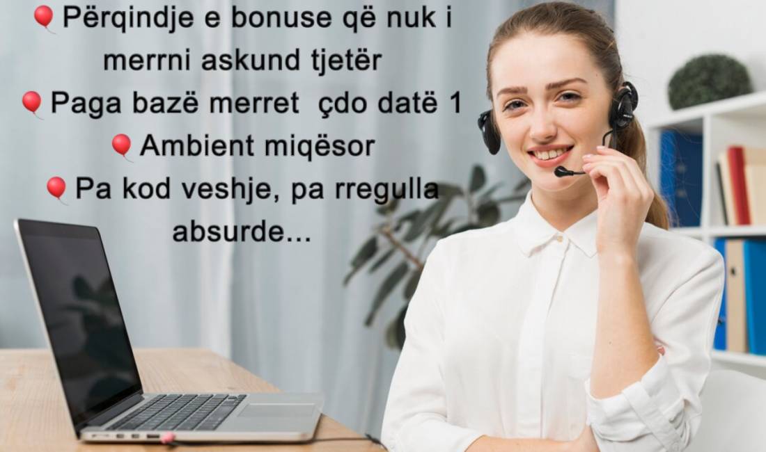 Job Offers in Tirana, Profession Agjent te gjuhes Gjermane, Italiane, Spanjolle , Beginner/Little experience, Payment 1,000  Euro.