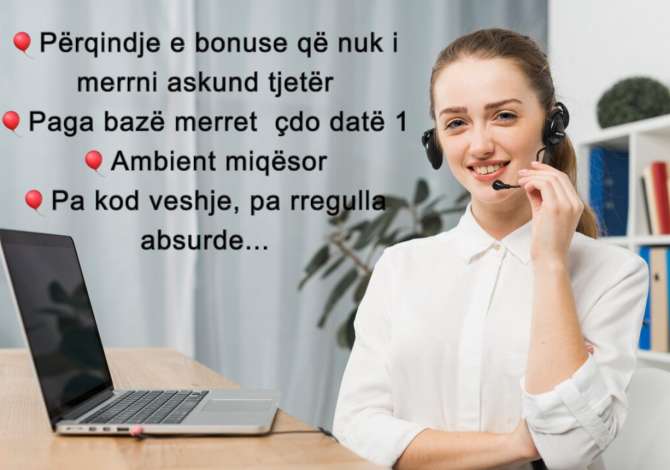 Job Offers for Call Center Agent in Tirana