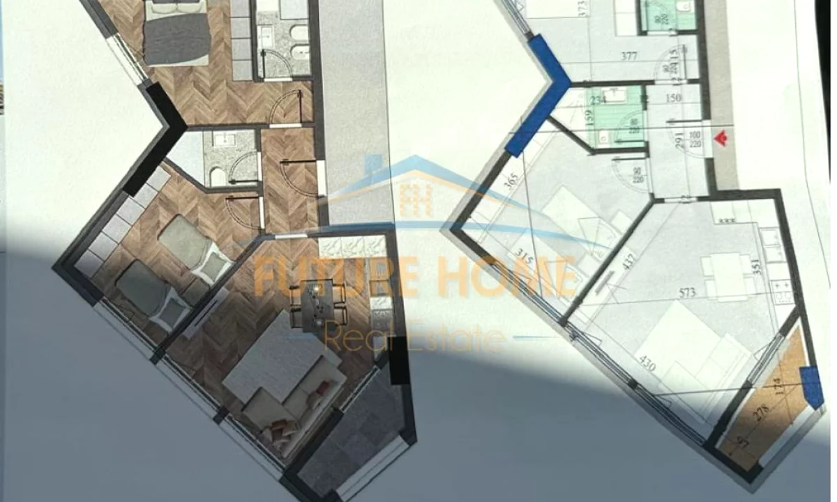 Shtepi ne shitje Apartament ne Tirane, 2+1, Mobilimi Bosh, pa mobiluar, Pagesa 173,500  Euro.