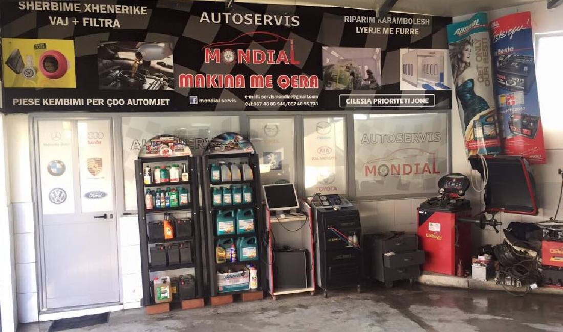  Servis ofron sherbime Riparimi motorike dhe xhenerike, transport me Karotrec, Pjese kembimi etj.