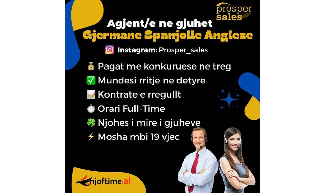Offerte di lavoro a Tirana, Profession Operator/e telefonik , Con esperienza, Pagamento Trattabile.