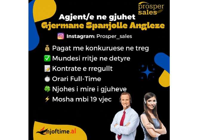 Offerte di lavoro per Agente Call Center a Tirana
