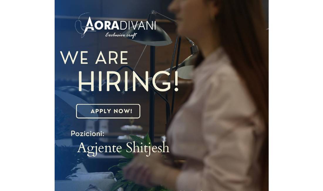 Njoftime Pune ne Tirane, Profesioni Agjente Shitje , Fillestar/Pak eksperience, Pagesa Me Marreveshje.