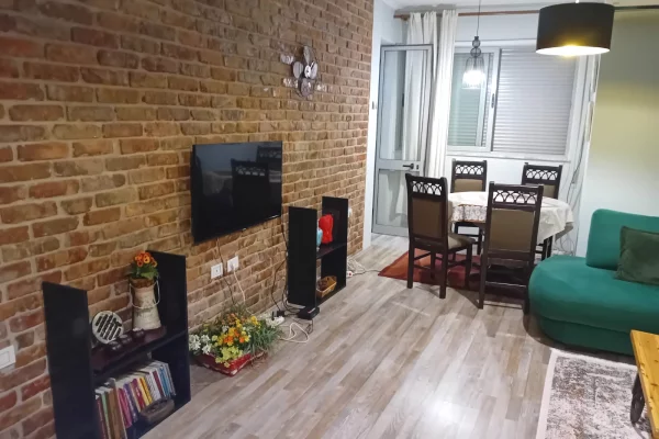 Shtepi me qera Apartament ne Tirane, 1+1, Mobilimi E mobiluar, Pagesa 520  Euro.