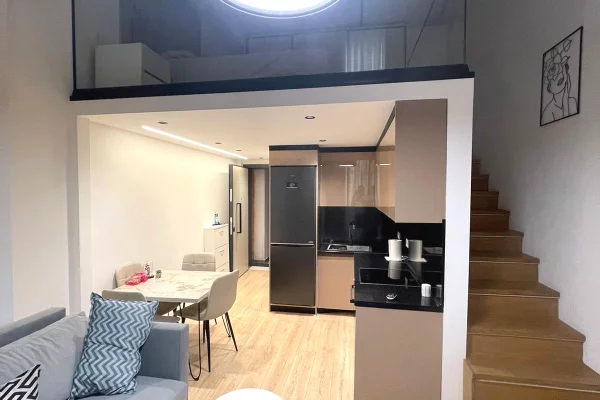Shtepi me qera Apartament ne Tirane, 1+1, Mobilimi E mobiluar, Pagesa 500  Euro.