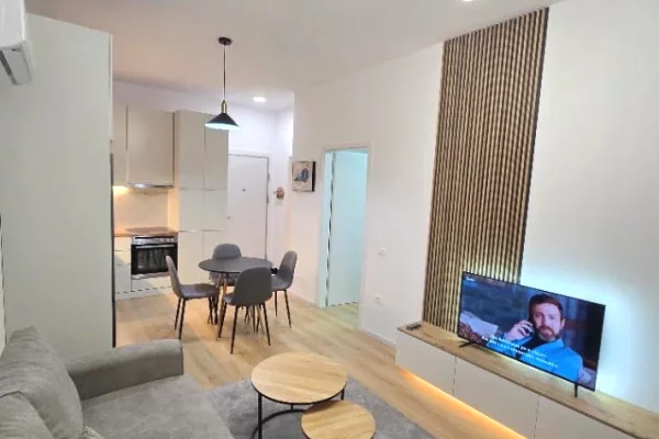 Shtepi me qera Apartament ne Tirane, 1+1, Mobilimi E mobiluar, Pagesa 450  Euro.