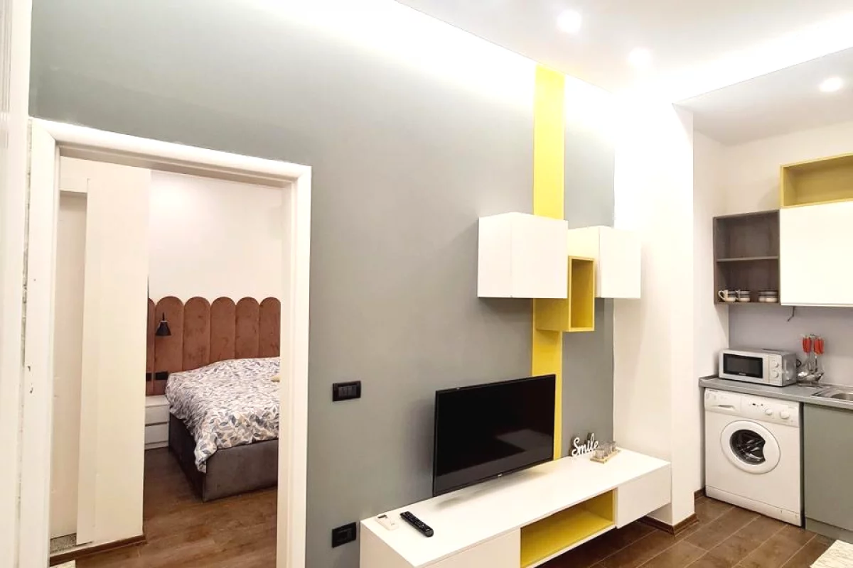 Shtepi me qera Apartament ne Tirane, 1+1, Mobilimi E mobiluar, Pagesa 600  Euro.