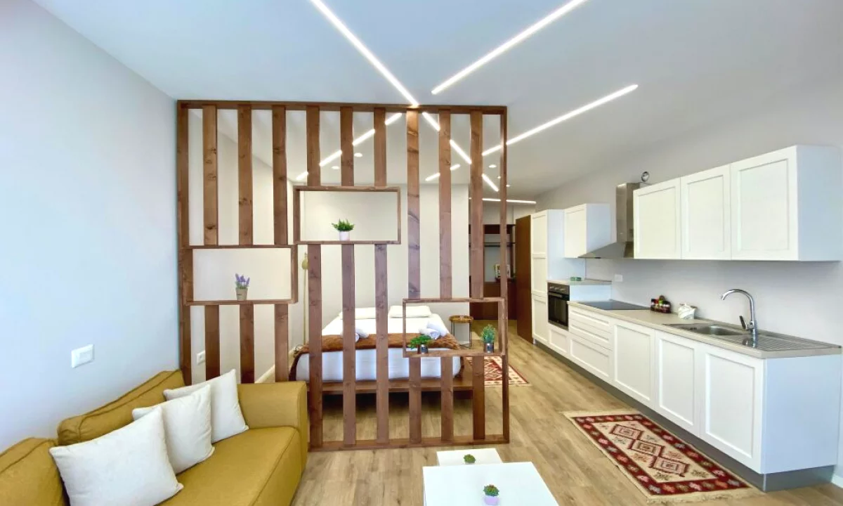 Shtepi me qera Apartament ne Tirane, Garsoniere, Mobilimi E mobiluar, Pagesa 450  Euro.