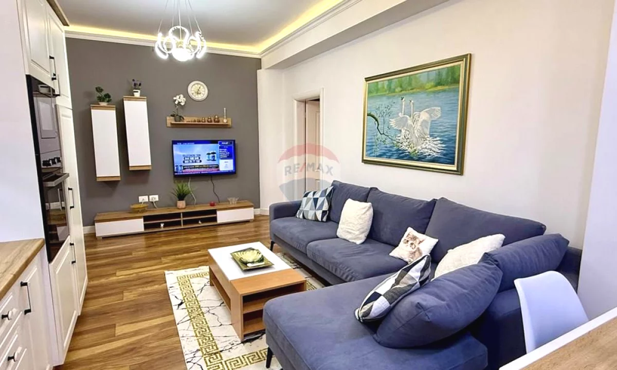 Shtepi me qera Apartament ne Tirane, 1+1, Mobilimi E mobiluar, Pagesa 65,000  Leke.