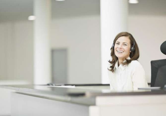 Offerte di lavoro per Recepsionist/e, sanitare dhomash a Tirana