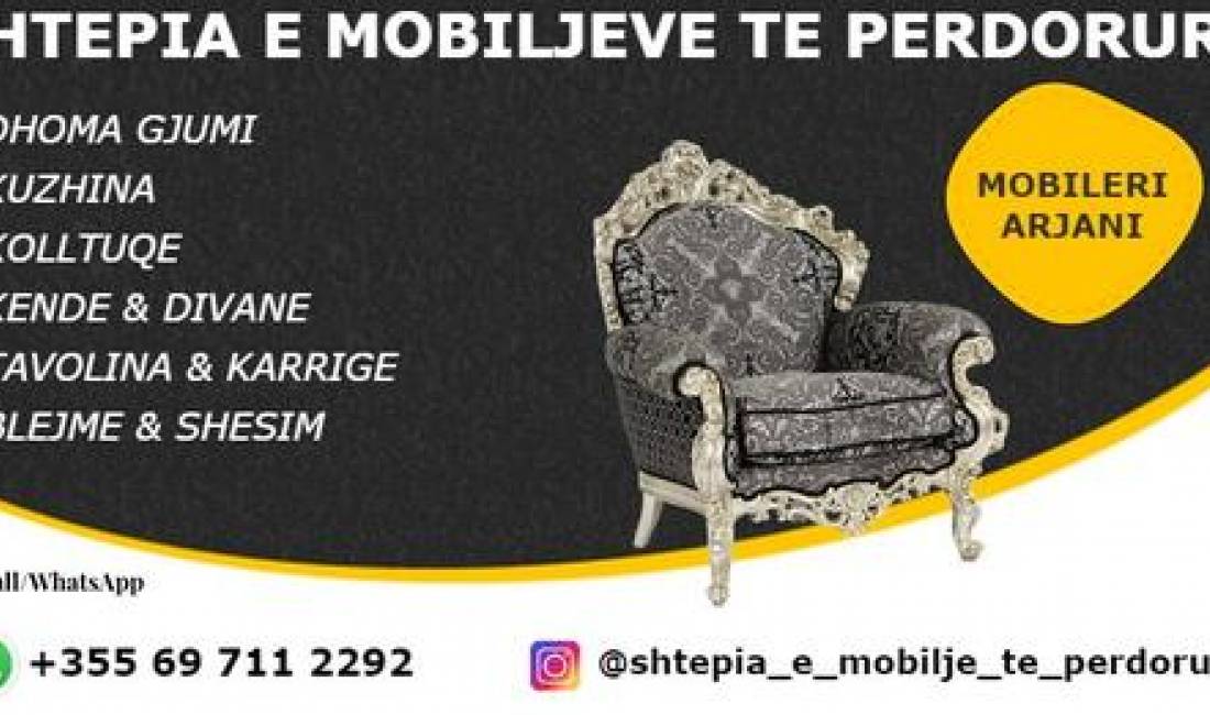 BLEJME & SHESIM MOBILJE TE PERDORURA – ARJANI