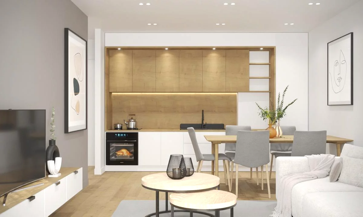 Shtepi ne shitje Apartament ne Tirane, 1+1, Mobilimi Bosh, pa mobiluar, Pagesa 210,000  Euro.