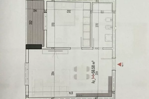Shitet Apartament 1+1 – Paskuqan