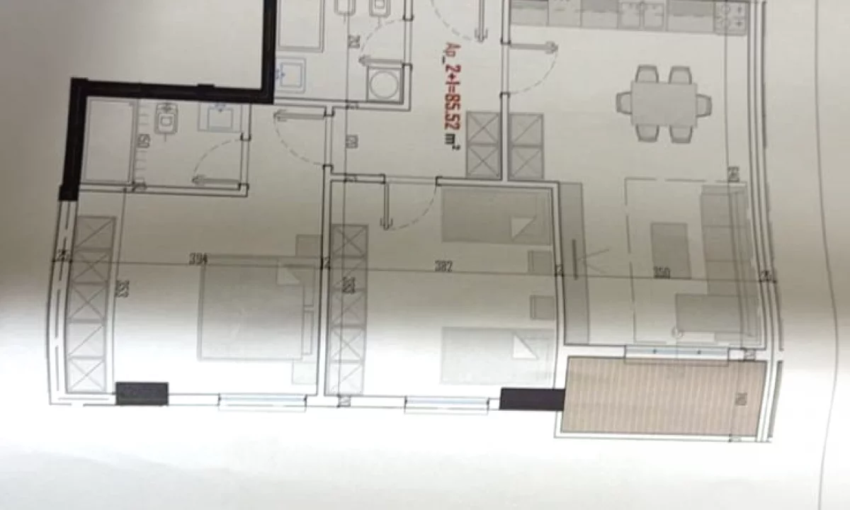 Shtepi ne shitje Apartament ne Tirane, 2+1, Mobilimi Bosh, pa mobiluar, Pagesa 97,850  Euro.