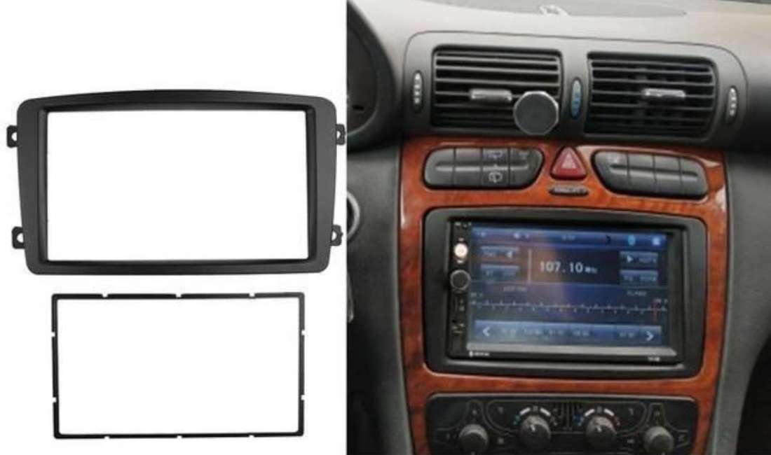 Kornize kase per kasetofon navi Benz W203