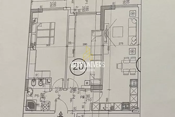 Apartament 2+1 për Shitje në Paskuqan Çmimi : 103,400 €