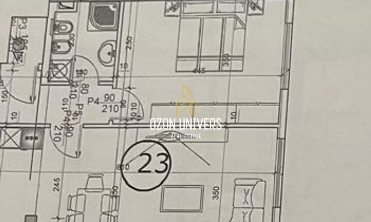 Shtepi ne shitje Apartament ne Tirane, 1+1, Mobilimi Bosh, pa mobiluar, Pagesa 89,376  Euro.