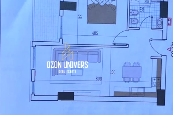 Shtepi ne shitje Apartament ne Tirane, 1+1, Mobilimi Bosh, pa mobiluar, Pagesa 85,476  Euro.