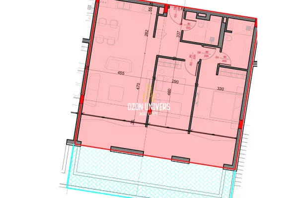 Shtepi ne shitje Apartament ne Vlore, 2+1, Mobilimi Bosh, pa mobiluar, Pagesa 513,240  Euro.