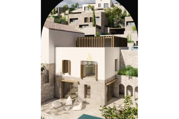 Vilë 3-katëshe me pishinë për shitje, në Jalë Bay Music Village