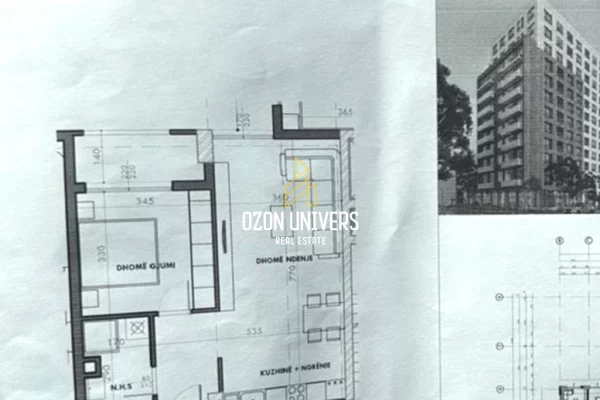 Apartment for sale in Tirana 1+1, Emty