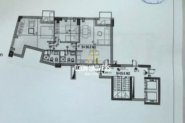 Appartamento in vendita a Tirana 2+1, Vuoto