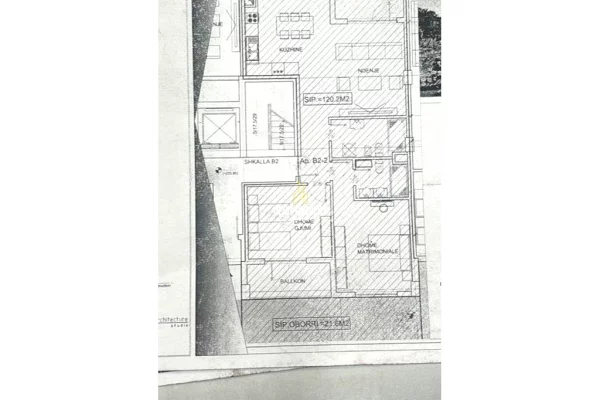 Apartment for sale in Tirana 2+1, Emty