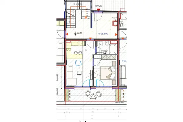 Apartment for sale in Himara 1+1, Furnished