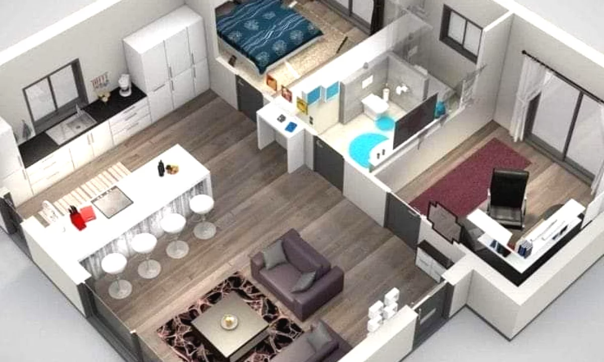 Shtepi ne shitje Apartament ne Tirane, 2+1, Mobilimi Bosh, pa mobiluar, Pagesa 177,000  Euro.