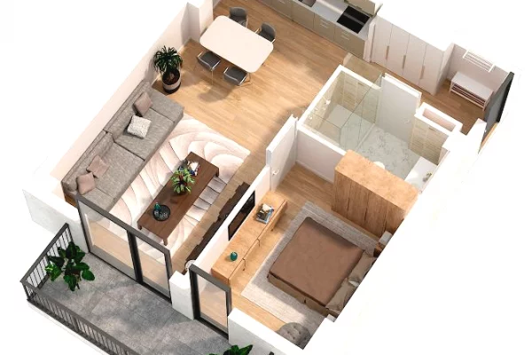 Casa in vendita 1+1 a Tirana - 72,000 Euro