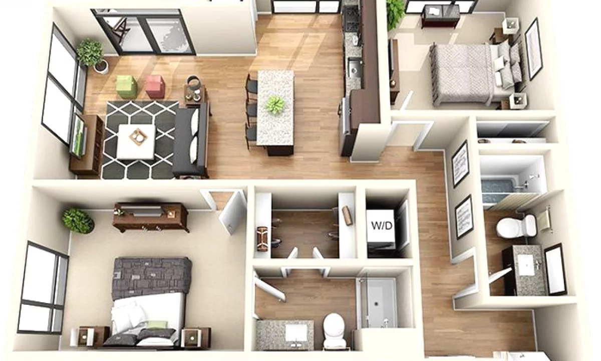 Shtepi ne shitje Apartament ne Tirane, 2+1, Mobilimi E mobiluar, Pagesa 165,000  Euro.