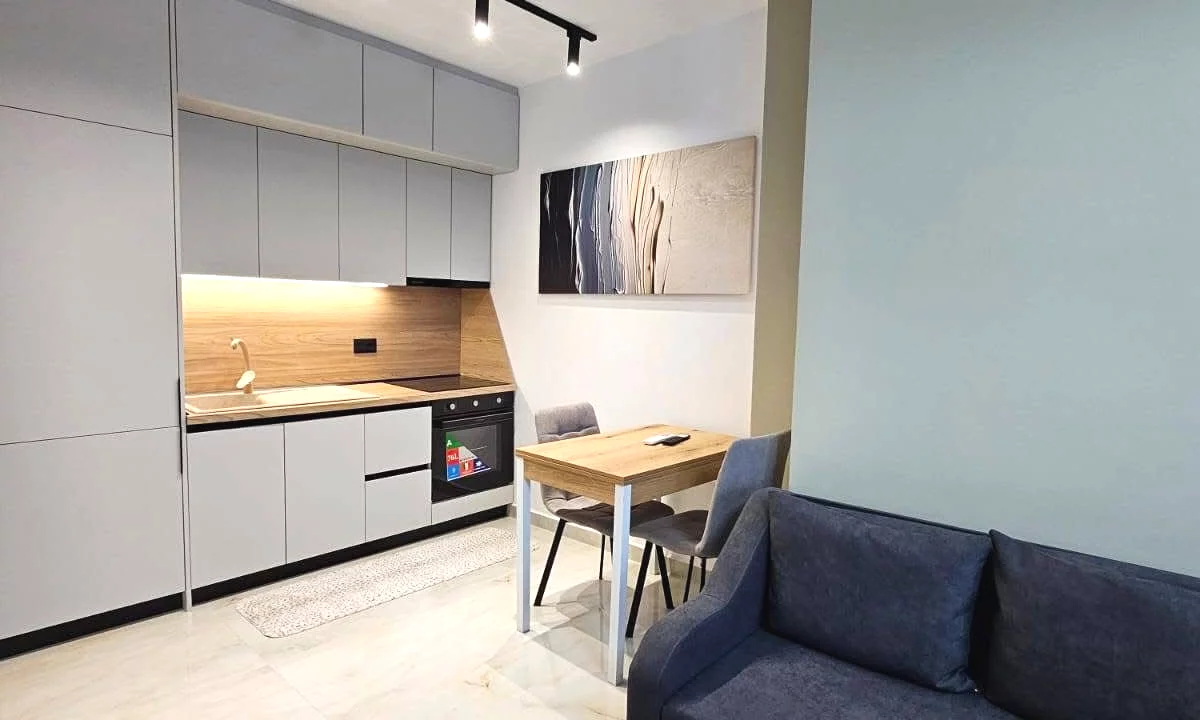 Shtepi me qera Apartament ne Tirane, 1+1, Mobilimi E mobiluar, Pagesa 37,000  Leke.