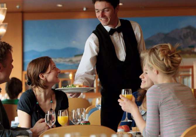 Njoftime Pune per Kamarier,kuzhinjer,ndihmes kuzhinjer ,zgarist ne Tirane