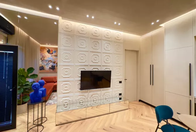 Shtepi me qera Apartament ne Tirane, 1+1, Mobilimi E mobiluar, Pagesa 100,000  Leke.